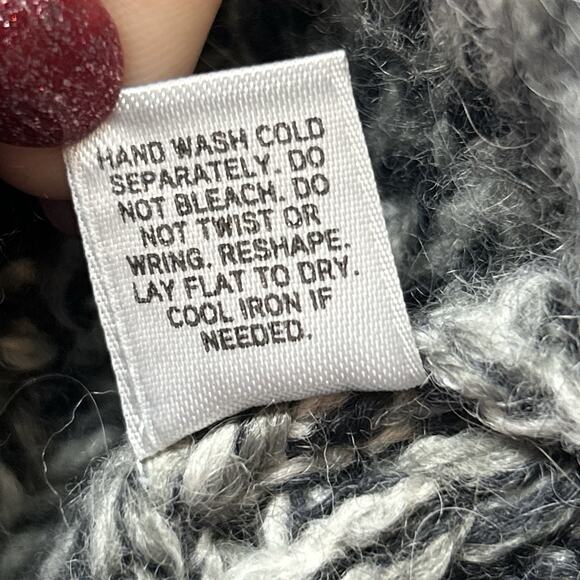 Express Sweater Cardigan Women's XS Chunky Knit Short Sleeve Wool Blend - Picture 7 of 11